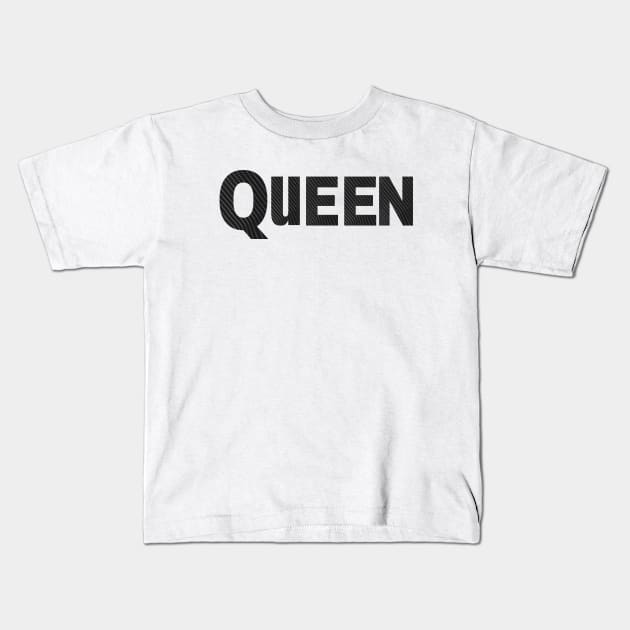 QUEEN Kids T-Shirt by Kittoable